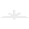 Ekena Millwork Kennewick Architectural Grade PVC Gable Bracket, 60"W x 17 1/2"H x 4"D x 4"F, 7/12 Pitch GBP060X18X0404KEN00 - alternate 4